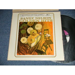 画像: SANDY NELSON - GOLDEN HITS (EX/Ex+++)  / 1964 Version US AMERICA  2nd Press "BLACK with PINK& WHITE label" MONO  Used  LP 