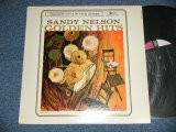 画像: SANDY NELSON - GOLDEN HITS (EEx++/MINT-)  / 1964 Version US AMERICA  2nd Press "BLACK with PINK& WHITE label" MONO  Used  LP 