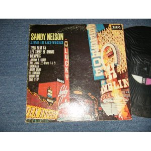 画像: SANDY NELSON (with JERRY McGEE) -  LIVE IN LAS VEGAS(G+/VG+ FULL EDSP) / 1964 US AMERICA ORIGINAL 1st Press "BLACK with PINK & WHITE Label" MONO Used  LP 