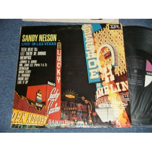 画像: SANDY NELSON (with JERRY McGEE) -  LIVE IN LAS VEGAS(Ex+/Ex+++) / 1964 US AMERICA ORIGINAL 1st Press "BLACK with PINK & WHITE Label" MONO Used  LP 