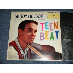 画像: SANDY NELSON - PLAYS TEEN BEAT (Ex-/Ex++ WOFC, SBRKOFC) / 1960 CANADA 1st Press "BLACK with SILVER PRINT Label" STEREO  Used  LP 