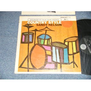 画像: SANDY NELSON - COUNTRY STYLE (Ex++/Ex++ EDSP) / 1962 US AMERICA 1st Press "BLACK with SILVER PRINT 'IMPERIAL STEREO' at CENTER HOLE Label" STEREO  Used  LP
