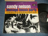 画像: SANDY NELSON - TEEN AGE HOUSE PARTY (Ex+/Ex++ Looks:Ex+) / 1964 VersioN US AMERICA "2nd Press Cover" 2nd Press "BLACK with PINK $ WHITE Label" STEREO  Used  LP 