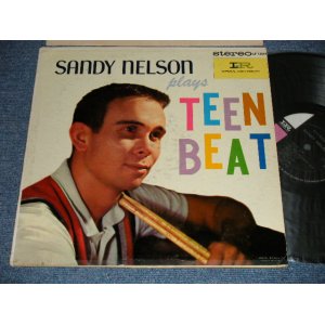 画像: SANDY NELSON - PLAYS TEEN BEAT (Ex-/Ex WOBC, TapeSeam) / 1964 Version US AMERICA 2nd Press "BLACK with PINK & WHITE Label" STEREO Used  LP 