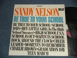 画像: SANDY NELSON - BE TRUE TO YOUR SCHOOL (Ex+++/Ex+++  Looks:Ex++)   / 1964 US AMERICA ORIGINAL 1st Press "BLACK with PINK and WHITE Label" STEREO Used  LP