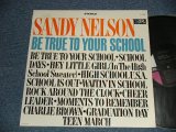 画像: SANDY NELSON - BE TRUE TO YOUR SCHOOL (Ex+++/Ex+++  Looks:Ex++)   / 1964 US AMERICA ORIGINAL 1st Press "BLACK with PINK and WHITE Label" STEREO Used  LP