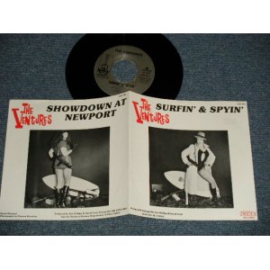 画像: THE VENTURES - A) SURFIN' & SPYIN' B) SHOWDOWN AT NEWPORT (Ex+++/MINT-)/ 1981 US AMERICA ORIGINAL Used 7" SINGLE 