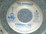 画像: THE VENTURES - A) VENTURES 25  B) BLUE DOWN (MINT/MINT)/ 1985 US AMERICA ORIGINAL "CRYSTAL CLEAR WAX" Used 7" SINGLE 