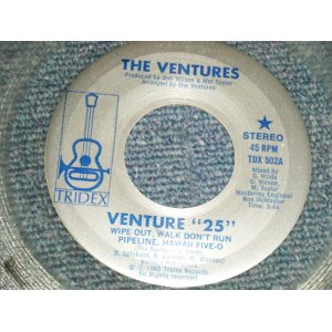 画像: THE VENTURES - A) VENTURES 25  B) BLUE DOWN (MINT/MINT)/ 1985 US AMERICA ORIGINAL "CRYSTAL CLEAR WAX" Used 7" SINGLE 