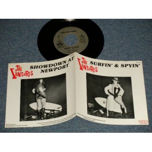 画像: THE VENTURES - A) SURFIN' & SPYIN' B) SHOWDOWN AT NEWPORT (MINT/MINT)/ 1981 US AMERICA ORIGINAL Used 7" SINGLE 