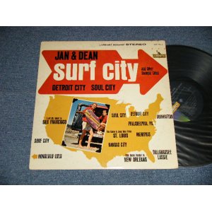 画像: JAN & DEAN - SURF CITY (Ex+/Ex++ Looks:Ex-  B-1:Ex) / 1963 US AMERICA ORIGINAL STEREO Used LP 