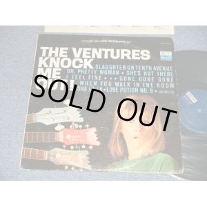 画像: THE VENTURES - KNOCK ME OUT (:With "TOMORROW'S LOVE" Version )(Matrix # A)BLP 8033-2 SIDE-1  B)BLP 2033-2 SIDE-2)(Ex, VG/Ex++ TEAROBC) /1965 US AMERICA ORIGINAL 1st Press "BLUE with SILVER Print Label" STEREO Used LP 
