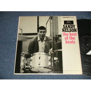 画像: SANDY NELSON - THE BEST OF THE BEATS (Ex++/MINT-) /1964 Version US AMERICA "1st Press Jacket" 2nd Press "BLACK with PINK & WHITE Label" STEREO Used LP