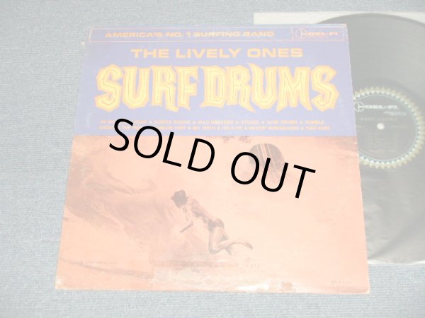 画像1: THE LIVELY ONES - SURF DRUMS (VG++/Ex+++ DMG) / 1963 US AMERICA ORIGINAL MONO Used LP 