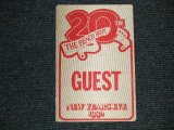 画像: The BEACH BOYS - 20TH ANNIVERSARY - NEW YEAR EVE BACK STAGE PASS : for 1980 TOUR PASS  (NEW) / 1980 US AMERICA ORIGINAL "BRAND NEW" FLYER Set 