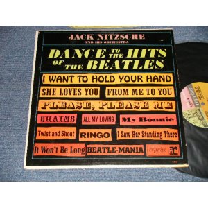 画像: JACK NITZSCHE - DANCE TO THE HITS OF THE BEATLES (Ex++/Ex+++) / 1964 US AMERICA ORIGINAL "MULTI-COLOR Label" UseD LP 