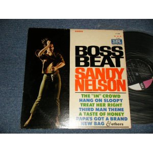 画像: SANDY NELSON - BOSS BEAT (Ex++/Ex+++, Ex++ Looks:Ex EDSP) / 1965 US AMERICA ORIGINAL "BLACK With PINK & WHIET Label" STEREO Used LP