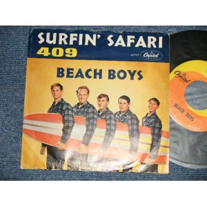 画像: The BEACH BOYS -A)SURFIN' SAFARI  B) 409(GLOSSY PS) (Ex++/Ex+++) / 1962 US AMERICA Original Used 7"Single With PICTURE SLEEVE 