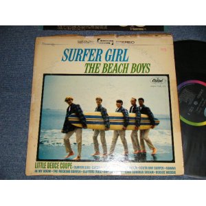 画像: The BEACH BOYS - SURFER GIRL (Matrix # A)ST1-1981-A1 IAM (in TRIANGLE)  B)S T2-1981-A2  IAM (in TRIANGLE)) "SCRANTON Press in PENNSYLVANIA" (VG++/Ex++ WOFC, EDSP, TAPE SEAM)/ 1963 US AMERICA ORIGINAL "BLACK with RAINBOW RING Label" STEREO Used LP
