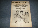 画像: The BEACH BOYS - "I GET AROUND" AD  on BILLBOARD July 11. 1964 / 1964 US AMERICA ORIGINAL Used AD SHEET