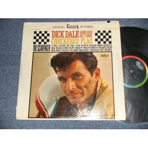 画像: DICK DALE & HIS DEL-TONES -  CHECKERED FLAG  (Ex+/VG++Looks:Ex++ EDSP)  / 1963 US AMERICA ORIGINAL 1st Press "BLACK with RAINBOW Label" STEREO Used LP  