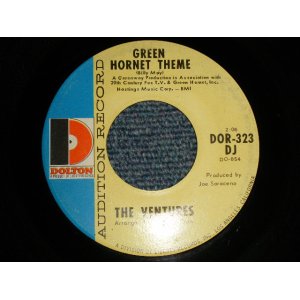 画像: THE VENTURES -A)GREEN BHORNET THEME  B)FUZZY & WILD (Ex++/Ex++) / 1966 US AMERICA ORIGINAL "AUDITION label PROMO"  "D Mark Label" Used 7" Single