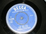 画像: THE TORNADOS - A)LOVE AND FURY  B)POPEYE TWIST  (Ex++ Looks:Ex/Ex++ Looks:Ex) / 1962 UK ENGLAND ORIGINAL Used 7" Single 