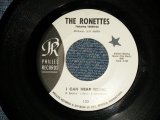 画像: THE RONETTES - A)I CAN HEAR MUSIC  B)WHEN I SAW YOU (Ex+++/Ex++)/ 1966 US AMERICA ORIGINAL "WHITE LABEL PROMO" Used 7" SINGLE 