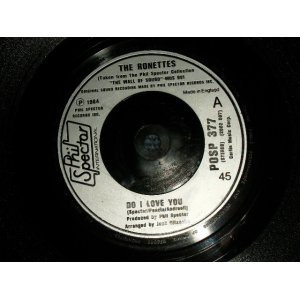 画像: THE RONETTES - A)DO I LOVE YOU  B)(THE BEST PART OF)BREAKING UP (Ex++/Ex++) / 1981 UK ENGLAND REISSUE Used 7" SINGLE 