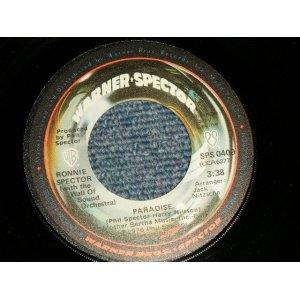 画像: RONNIE SPECTOR -  A)PARADISE  B)PARADISE (MINT/MINT) / 1976 US AMERICA  ORIGINAL "PROMO ONLY SAME FLIP MONO" Used 7" SINGLE