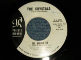 画像: THE CRYSTALS - A) ALL GROWN UP B) IRVING (VG+++/Ex) / 1964 Version US AMERICA "WHITE LABEL PROMO" Used 7" SINGLE 