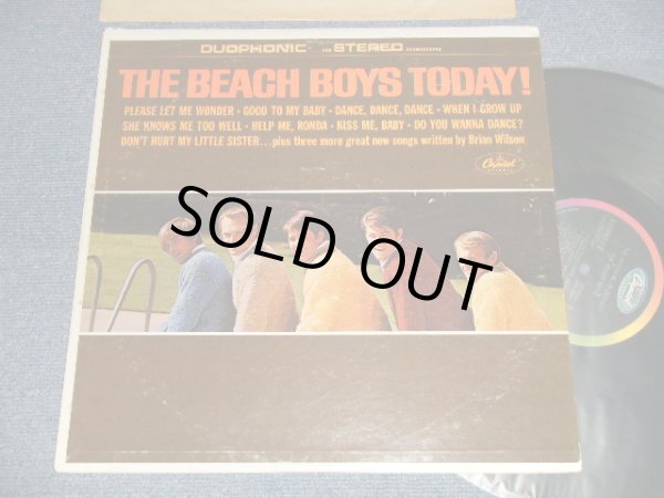 画像1: The BEACH BOYS - THE BEACH BOYS TODAY (Matrix #A)DT1-2269-W7 0    A)DT2-2269-W13 0)  "Capitol Records in Scranton, Pennsylvania Press" (Ex+++/Ex+++ Looks:Ex++) / 1965 US AMERICA ORIGINAL "DUOPHONIC STEREO" Used LP