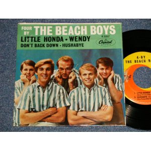 画像: THE BEACH BOYS - FOUR BY THE BEACH BOYS (VG++/Ex) / 1964 US AMERICA ORIGINAL Used 7"33rpm EP With PICTURE SLEEVE