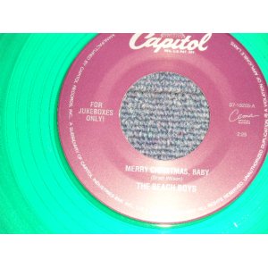 画像: The BEACH BOYS - A)Merry Christmas, Baby  B)Santa's Beard (NEW) / 1992 US AMERICA "FOR JUKEBOXES ONLY" "LIMITED" "GREEN WAX/VINYL" "BRAND NEW" 7" 45 Single