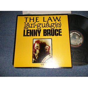 画像: LENNY BRUCE (COMEDIAN) - The Law, Language And Lenny Bruce (Ex+++/MINT- CutOut) / 1974 US AMERICA ORIGINAL Used LP