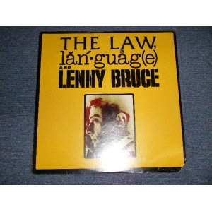画像: LENNY BRUCE (COMEDIAN) - The Law, Language And Lenny Bruce (SEALED) / 1974 US AMERICA ORIGINAL "BRAND NEW SEALED"  LP