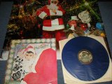 画像:  VA (CRYSTALS+RONETTES+DARLEN LOVE+More) - PHIL SPECTOR'S CHRISTMAS ALBUM (Ex+++/MINT-) /1974 UK ENGLAND  REISSUE "BLUE WAX/VINYL" "With POSTER" "MONO" Used LP  