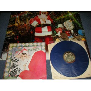 画像:  VA (CRYSTALS+RONETTES+DARLEN LOVE+More) - PHIL SPECTOR'S CHRISTMAS ALBUM (Ex+++/MINT-) /1974 UK ENGLAND  REISSUE "BLUE WAX/VINYL" "With POSTER" "MONO" Used LP  