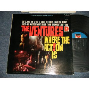 画像: THE VENTURES -  WHERE THE ACTION IS (Ex+++/Ex+++) / Late 1966-7 Version? US AMERICA 3rd Press "'D' MARK Label" STEREO Used LP 
