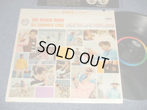 画像1: The BEACH BOYS - ALL SUMMER LONG ("DON'T BACK DOWN" on FRONT Cover) (Matrix#A)ST-1-2110-A 6 ＊ B)ST-2-2110-A 9 ) "Los Angeles Press in CA" (Ex++/Ex+++)/ 1964 US AMERICA ORIGINAL 2nd Press Jacket with"DON'T BACK  DOWN" STEREO Used LP