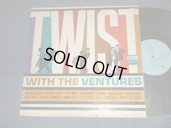 画像1: THE VENTURES - TWIST PARTY VOL.2 (Matrix # A) BLP 2010  Side-1-1G   B) BLP 2010  Side-2-1F) (Ex/E+ TAPE SEAM, TEAROFC) / 1962 US AMERICA ORIGINAL 1st Press "LIGHT BLUE  Label" MONO Used LP 