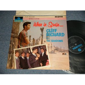 画像: CLIFF RICHARD With THE SHADOWS - WHEN IN SPAIN (MINT-, Ex++/MINT-) / 1963 UK ENGLAND ORIGINAL 1st Press "BLUE Columbia Label" MONO Used LP 