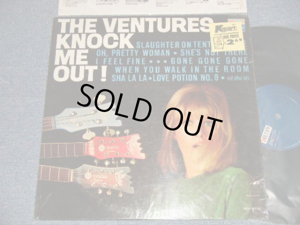 画像1: THE VENTURES - KNOCK ME OUT (:With "TOMORROW'S LOVE" Version )(Matrix #)(mint-/eX++ lOOKS:eX+) /1965 US AMERICA ORIGINAL 1st Press "BLUE with SILVER Print Label" MONO Used LP 