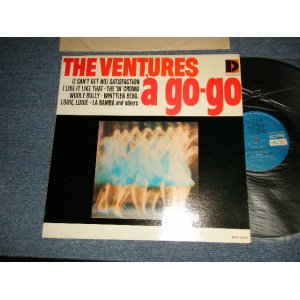 画像: THE VENTURES - A GO-GO (Ex++/MINT- Looks:Ex+++) / 1965 Version US AMERICA 2nd Press "BLUE with BLACK Print Label" MONO Used LP 