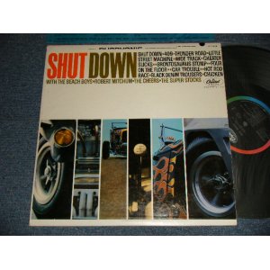 画像: V.A. Various Omnibus - SHUT DOWN ("LOS ANGELES Press in CA")(Ex+++, Ex++/Ex+++ Looks:Ex++) / 1963 US AMERICA ORIGINAL 1st Press "BLACK with Rainbow Label" STEREO Used LP