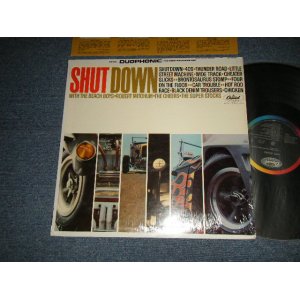 画像: V.A. Various Omnibus - SHUT DOWN ("LOS ANGELES Press in CA")(MINT/MINT-) / 1963 US AMERICA ORIGINAL 1st Press "BLACK with Rainbow Label" DUOPHONOIC STEREO Used LP