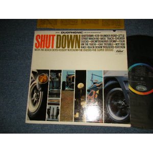 画像: V.A. Various Omnibus - SHUT DOWN ("LOS ANGELES Press in CA")(Ex+++/MINT- Looks:Ex+) / 1963 US AMERICA ORIGINAL 1st Press "BLACK with Rainbow Label" STEREO Used LP