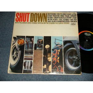 画像: V.A. Various Omnibus - SHUT DOWN ("LOS ANGELES Press in CA") (Ex/POOR) / 1963 US AMERICA ORIGINAL 1st Press "BLACK with Rainbow Label" MONO Used LP