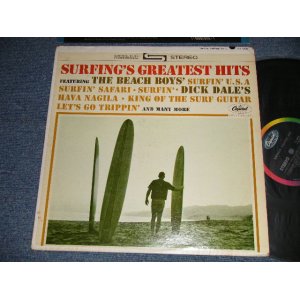 画像: V.A. Various Omnibus - SURFING'S GREATEST HITS (Ex++, Ex/Ex+++ Looks:Ex++ WOBC) / 1963 US AMERICA ORIGINAL 1st Press "BLACK with Rainbow Label" STEREO Used LP