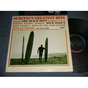 画像: V.A. Various Omnibus - SURFING'S GREATEST HITS (Ex++/Ex+++ Looks:Ex++) / 1963 US AMERICA ORIGINAL 1st Press "BLACK with Rainbow Label" MONO Used LP